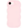 Coque arrière en silicone Phonesta Wavy pour Apple iPhone 17e/16e - Rose