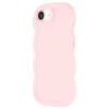 Coque arrière en silicone Phonesta Wavy pour Apple iPhone 17e/16e - Rose 4