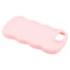 Coque arrière en silicone Phonesta Wavy pour Apple iPhone 17e/16e - Rose 5