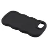 Coque arrière en silicone Phonesta Wavy pour Apple iPhone 17e/16e - Noir 5