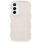 Coque arrière en silicone Phonesta Wavy pour Samsung Galaxy A15 4G/5G - Beige