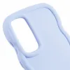 Coque arrière en silicone Phonesta Wavy pour Samsung Galaxy A15 4G/5G - Violet 6