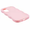Coque arrière en silicone Phonesta Wavy pour Samsung Galaxy A35 - Rose 4