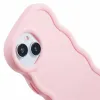 Coque arrière en silicone Phonesta Wavy pour Apple iPhone 15 - Rose 6