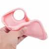 Coque arrière en silicone Phonesta Wavy pour Apple iPhone 15 - Rose 7