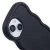 Coque arrière en silicone Phonesta Wavy pour Apple iPhone 15 - Noir 6