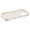 Coque arrière en silicone Phonesta Wavy pour Apple iPhone 15 Pro - Beige 4