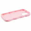 Coque arrière en silicone Phonesta Wavy pour Apple iPhone 15 Pro Max - Rose 4