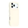 Coque arrière en silicone Phonesta Wavy pour Apple iPhone 17 Pro - Beige 2