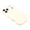 Coque arrière en silicone Phonesta Wavy pour Apple iPhone 17 Pro - Beige 4