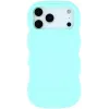 Coque arrière en silicone Phonesta Wavy pour Apple iPhone 17 Pro - Vert menthe