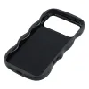 Coque arrière en silicone Phonesta Wavy pour Apple iPhone 17 Pro - Noir 6
