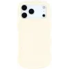 Coque arrière en silicone Phonesta Wavy pour Apple iPhone 17 Pro Max - Beige