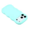 Coque arrière en silicone Phonesta Wavy pour Apple iPhone 17 Pro Max - Vert menthe 5
