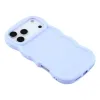 Coque arrière en silicone Phonesta Wavy pour Apple iPhone 17 Pro Max - Violet 4