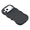 Coque arrière en silicone Phonesta Wavy pour Apple iPhone 17 Pro Max - Noir 4