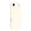 Coque arrière en silicone Phonesta Wavy pour Apple iPhone Air - Beige 2