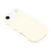 Coque arrière en silicone Phonesta Wavy pour Apple iPhone Air - Beige 4