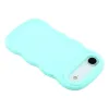 Coque arrière en silicone Phonesta Wavy pour Apple iPhone Air - Vert menthe 5