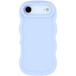 Coque arrière en silicone Phonesta Wavy pour Apple iPhone Air - Violet