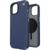 Coque arrière Speck Presidio2 Pro avec MagSafe pour Apple iPhone 17e/16e/15/14/13 - Bleu/Argent 5