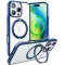 Coque arrière Torras Ostand R Fusion avec MagSafe pour Apple iPhone 16 Pro Max - Bleu foncé