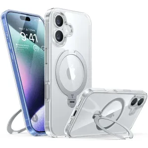 Coque arrière Torras Ostand Spin avec MagSafe pour Apple iPhone 16 Plus - Transparent