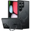 Coque arrière Torras Ostand Spin avec MagSafe pour Samsung Galaxy S24 Ultra - Noir 0