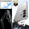 Coque arrière Torras Ostand Spin avec MagSafe pour Samsung Galaxy S25 Plus - Transparent 5
