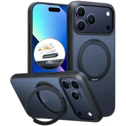 Coque arrière Torras Ostand Pro avec MagSafe pour Apple iPhone 17 Pro - Noir