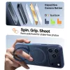 Coque arrière Torras Ostand Pro avec MagSafe pour Apple iPhone 17 Pro Max - Bleu foncé 5