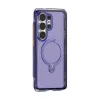 Coque arrière Torras Ostand Spin Air avec MagSafe pour Samsung Galaxy S26 Ultra - Violet foncé 1