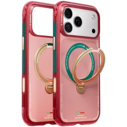 Coque arrière Torras Ostand Q3 Air avec MagSafe pour Apple iPhone 17 Pro Max - Wave of Passion